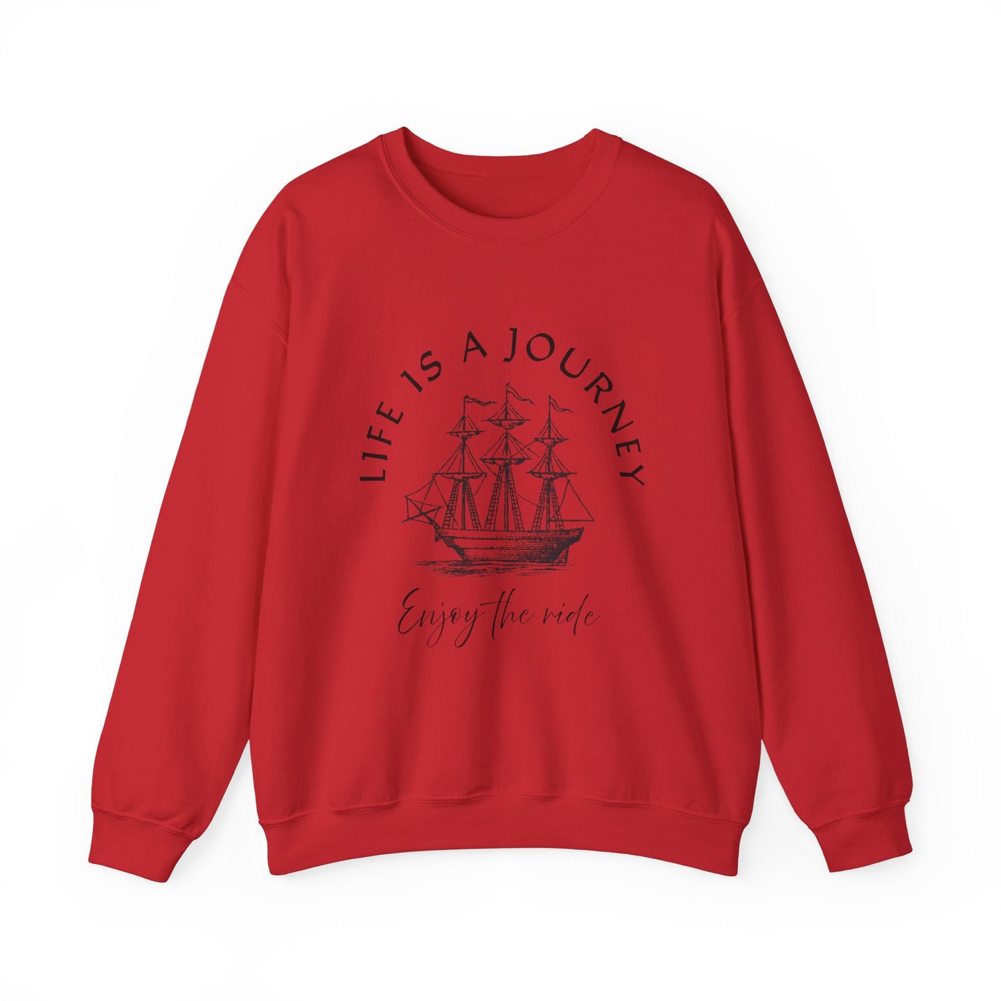 Life is a Journey Sweatshirt - Unisex Heavy Blend Crewneck