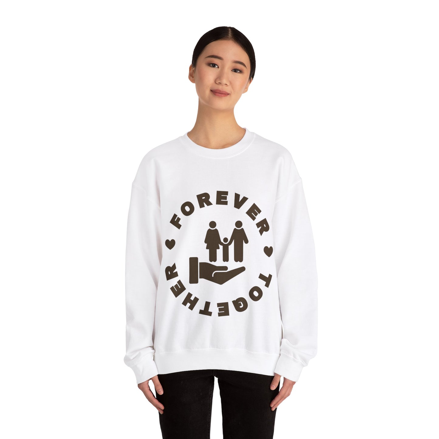 Forever Together Crewneck Sweatshirt | Unisex Cozy Sweatshirt for Couples