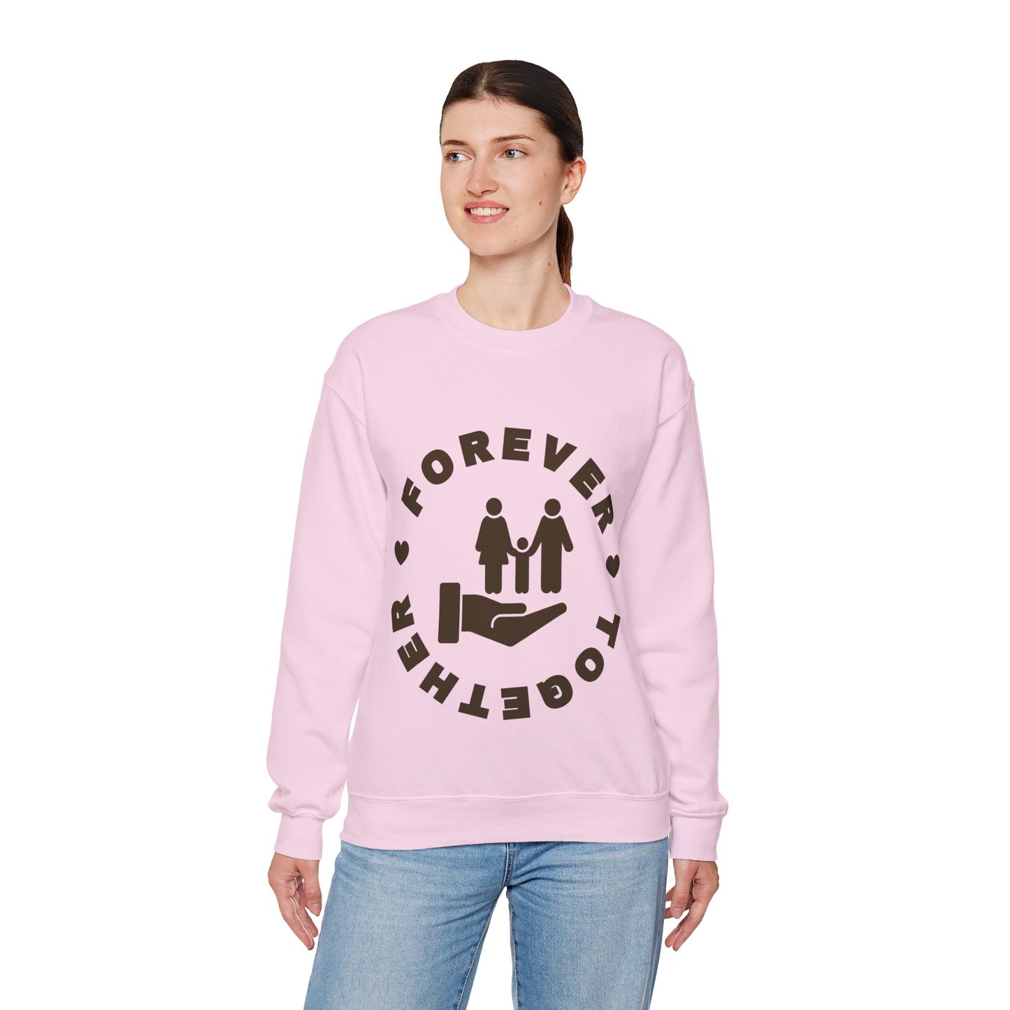 Forever Together Crewneck Sweatshirt | Unisex Cozy Sweatshirt for Couples