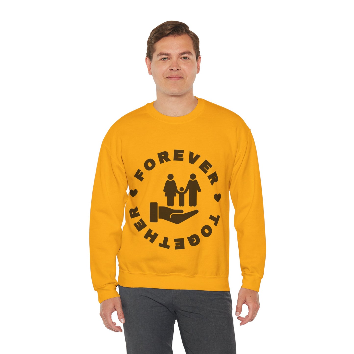 Forever Together Crewneck Sweatshirt | Unisex Cozy Sweatshirt for Couples