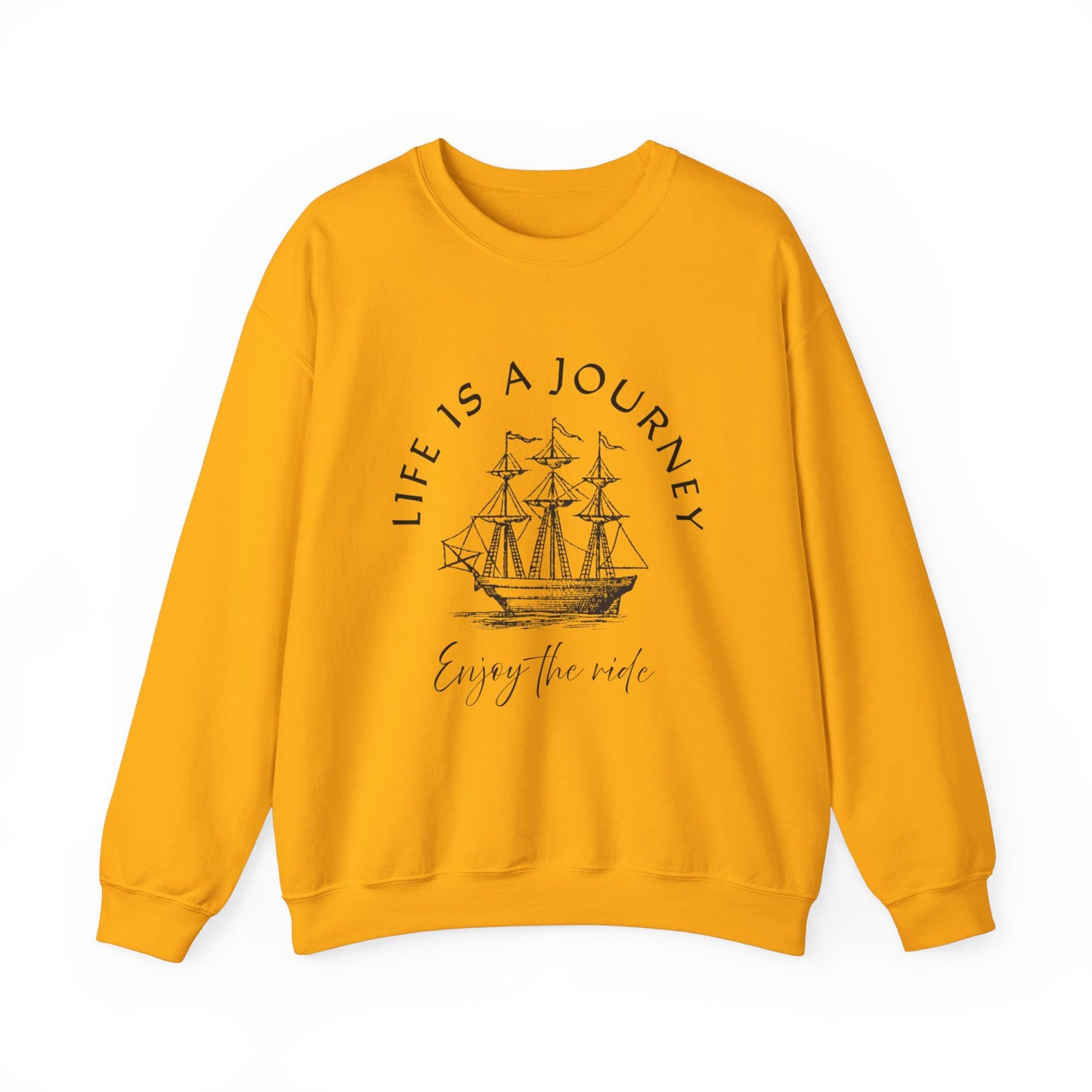 Life is a Journey Sweatshirt - Unisex Heavy Blend Crewneck