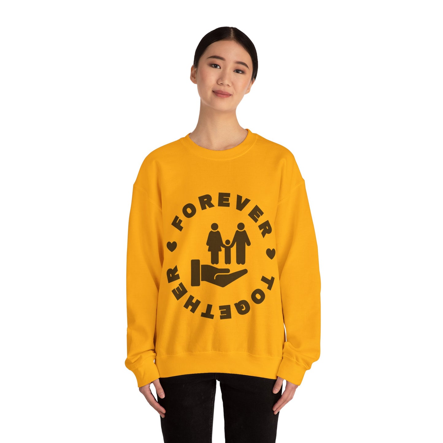 Forever Together Crewneck Sweatshirt | Unisex Cozy Sweatshirt for Couples