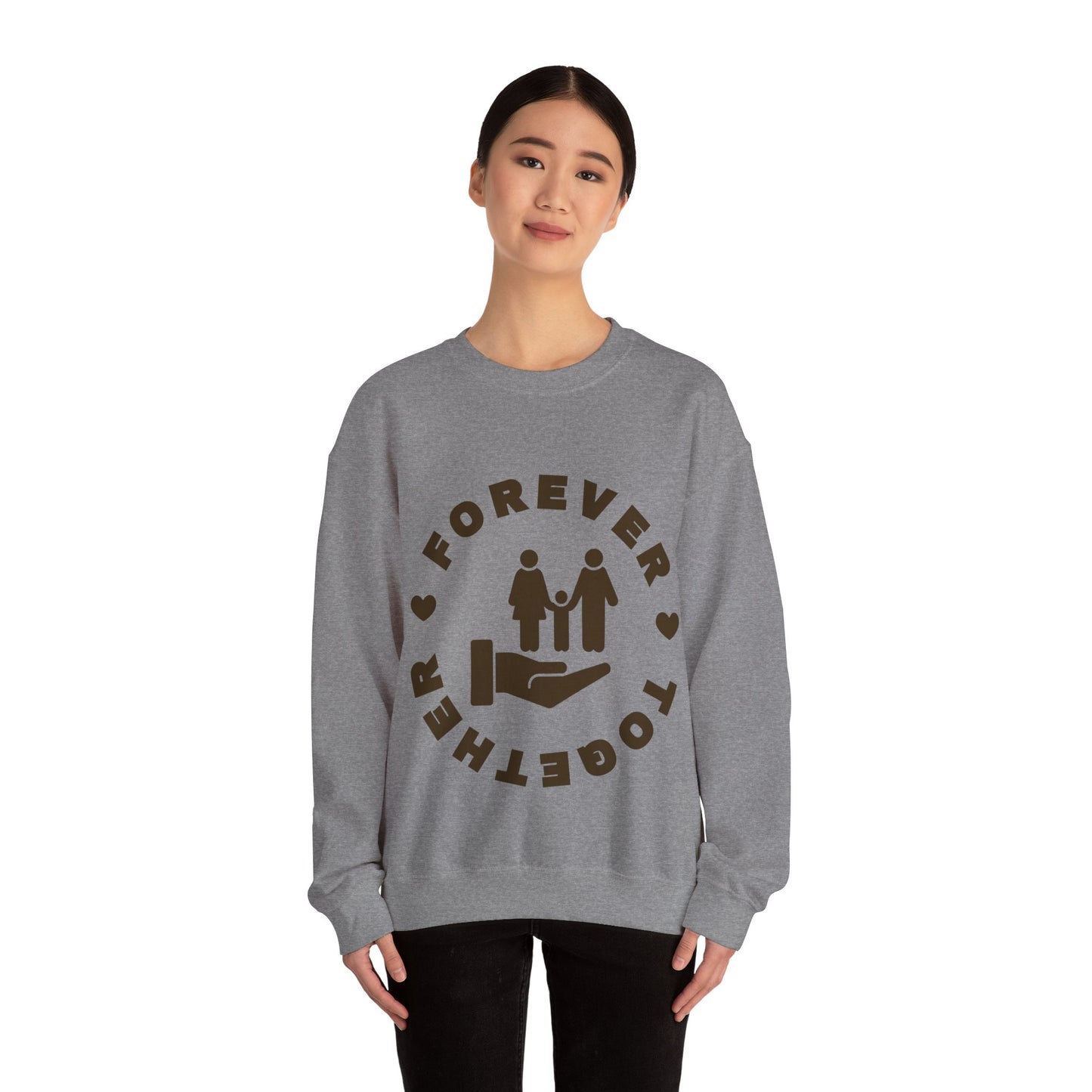 Forever Together Crewneck Sweatshirt | Unisex Cozy Sweatshirt for Couples