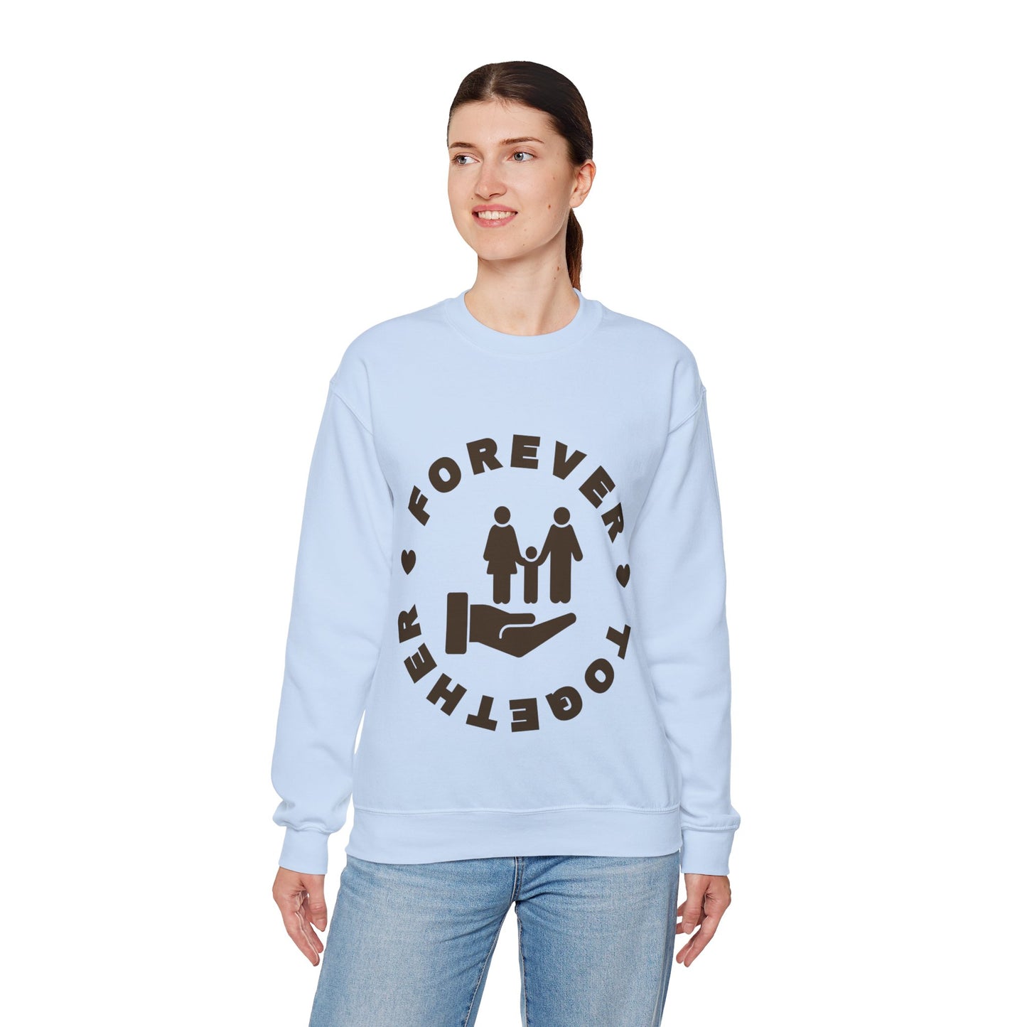 Forever Together Crewneck Sweatshirt | Unisex Cozy Sweatshirt for Couples