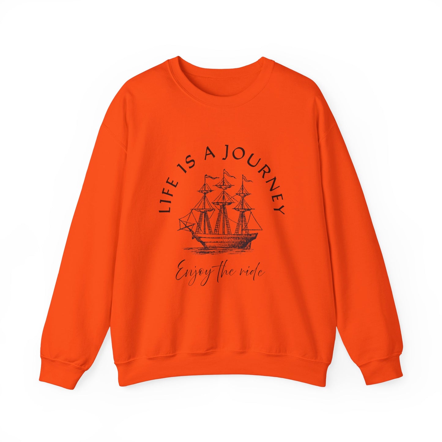 Life is a Journey Sweatshirt - Unisex Heavy Blend Crewneck