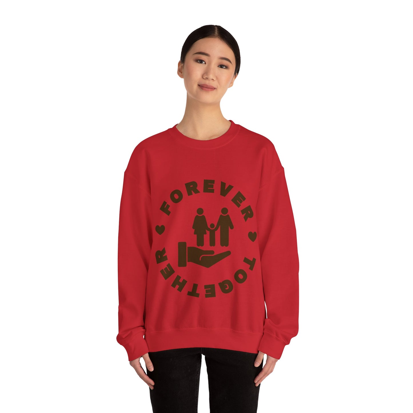 Forever Together Crewneck Sweatshirt | Unisex Cozy Sweatshirt for Couples