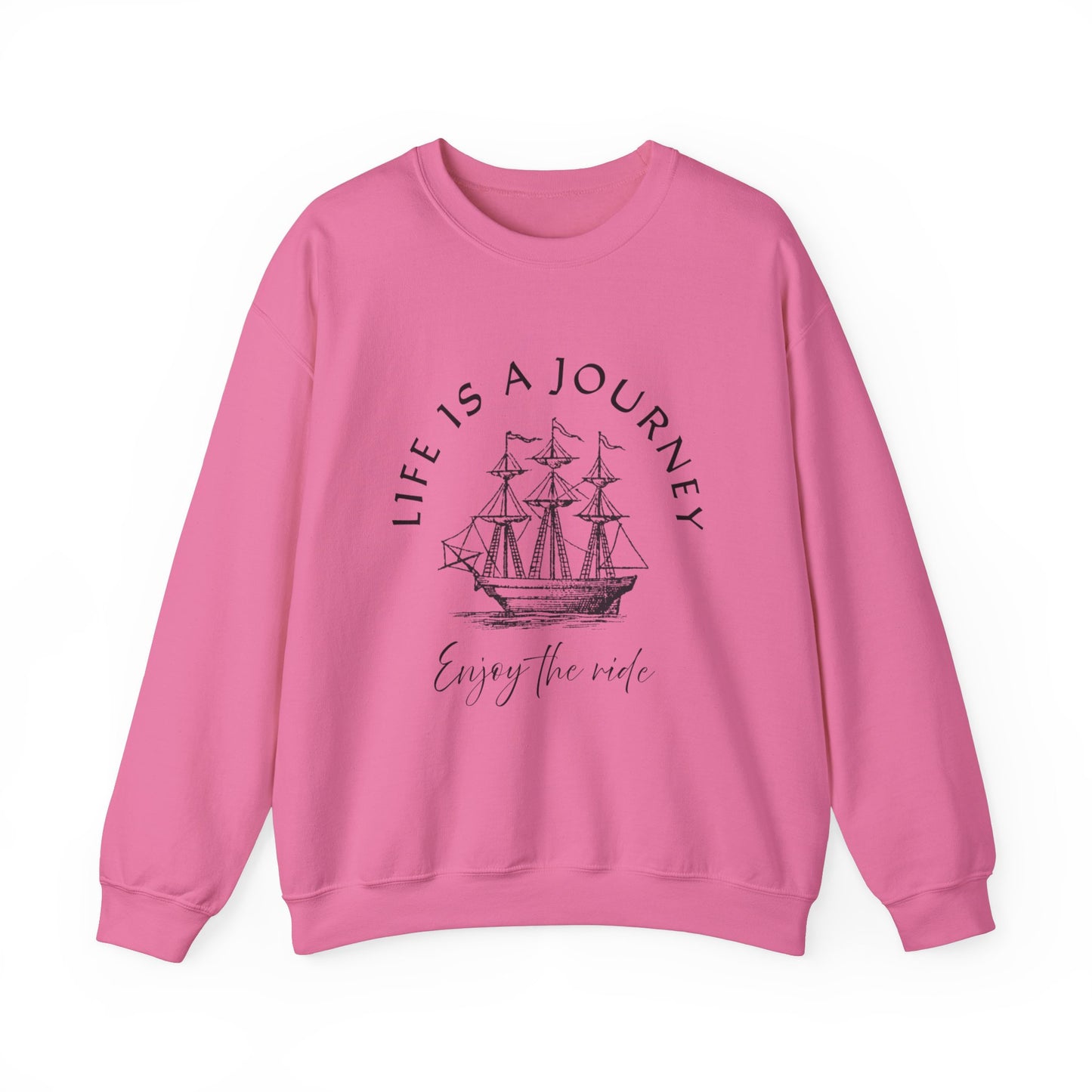 Life is a Journey Sweatshirt - Unisex Heavy Blend Crewneck