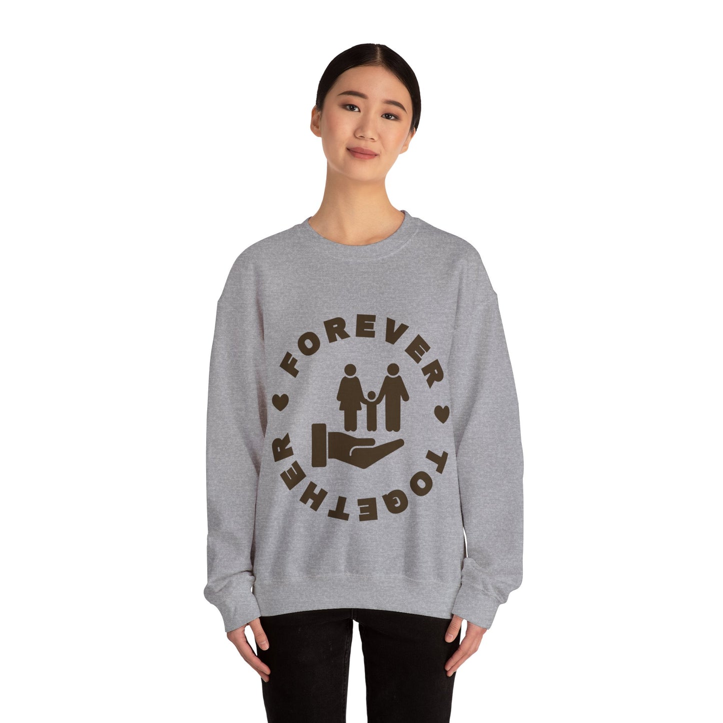 Forever Together Crewneck Sweatshirt | Unisex Cozy Sweatshirt for Couples