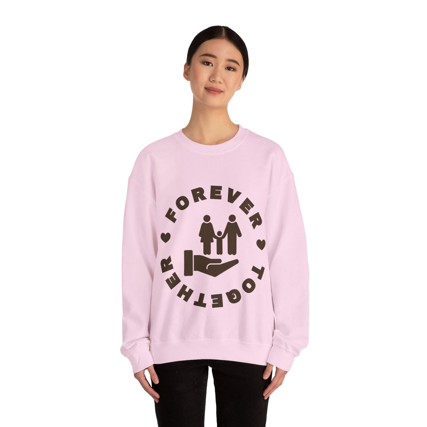 Forever Together Crewneck Sweatshirt | Unisex Cozy Sweatshirt for Couples