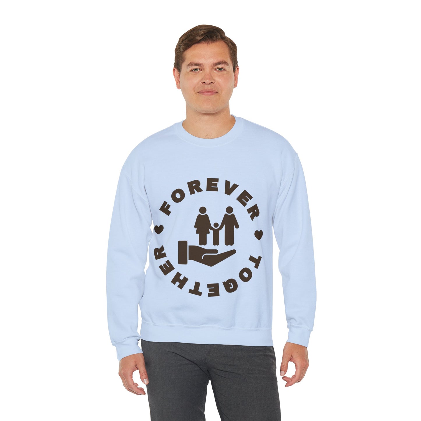 Forever Together Crewneck Sweatshirt | Unisex Cozy Sweatshirt for Couples