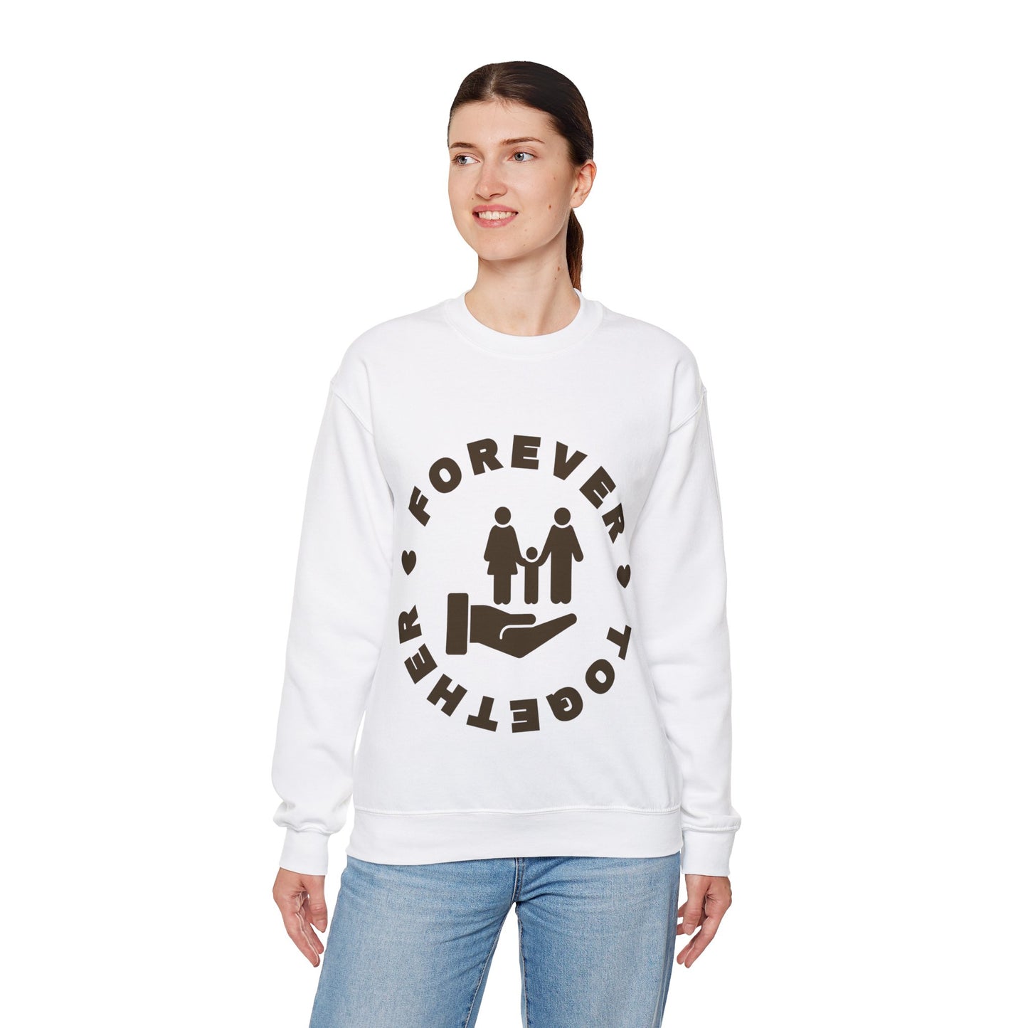 Forever Together Crewneck Sweatshirt | Unisex Cozy Sweatshirt for Couples