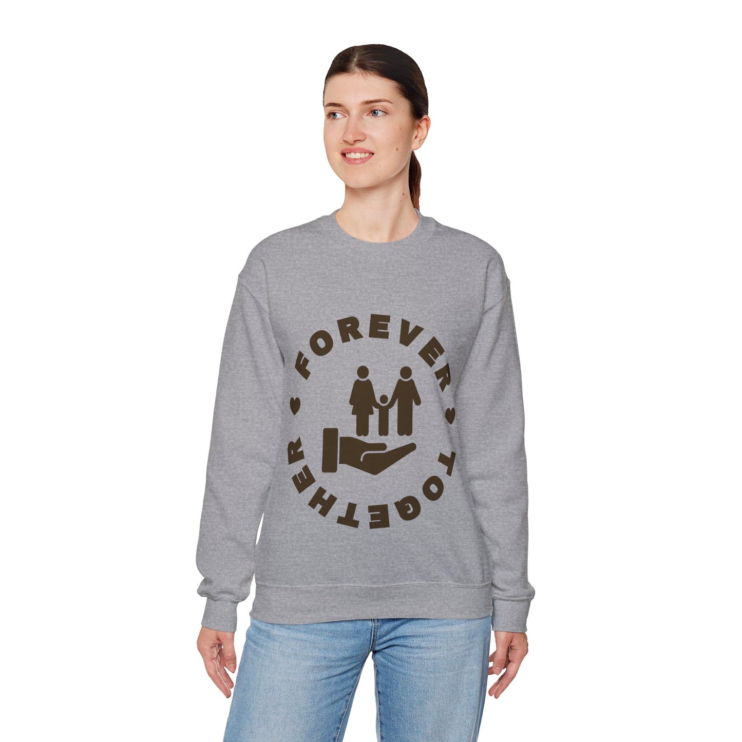 Forever Together Crewneck Sweatshirt | Unisex Cozy Sweatshirt for Couples