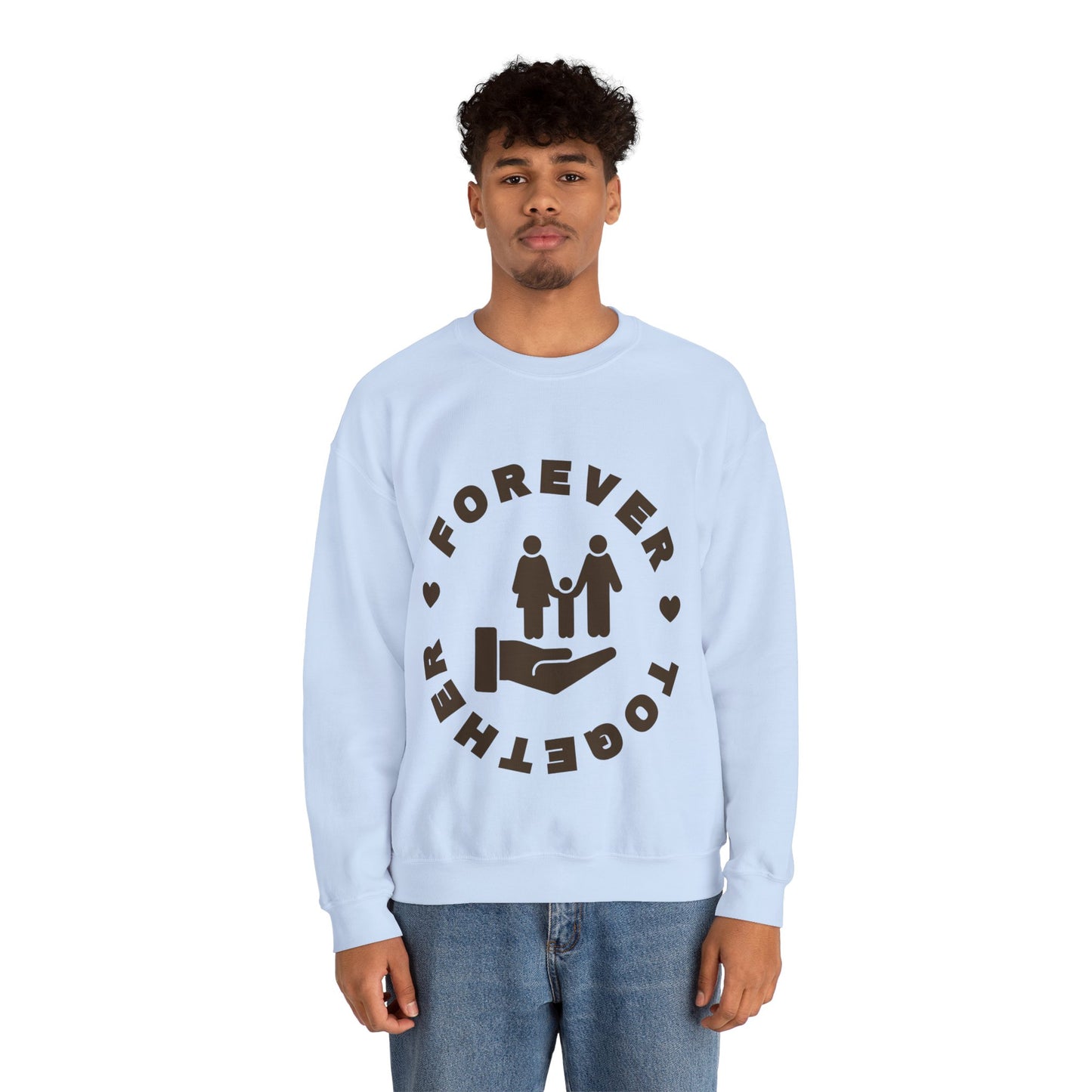 Forever Together Crewneck Sweatshirt | Unisex Cozy Sweatshirt for Couples