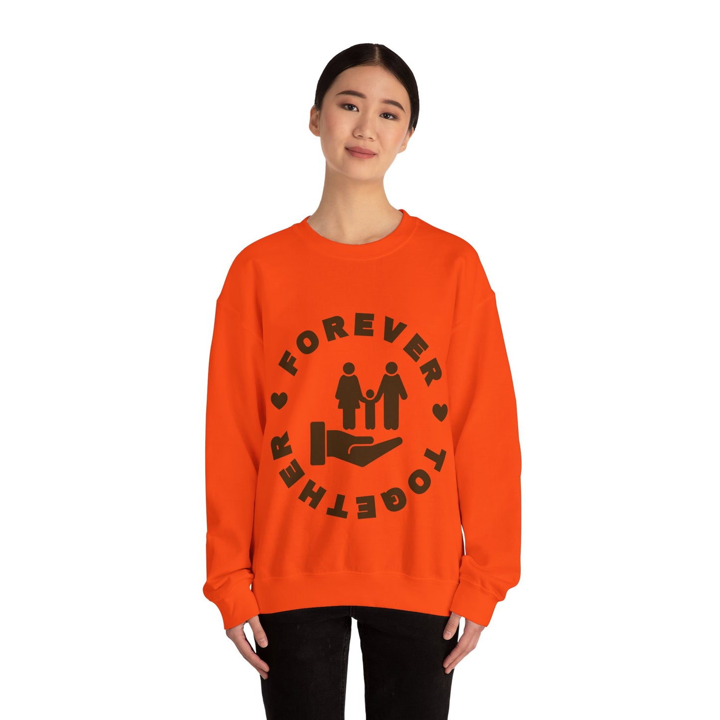 Forever Together Crewneck Sweatshirt | Unisex Cozy Sweatshirt for Couples